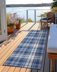 LOOMLAN Rugs Aurora Blue Washable Indoor-Outdoor Rug