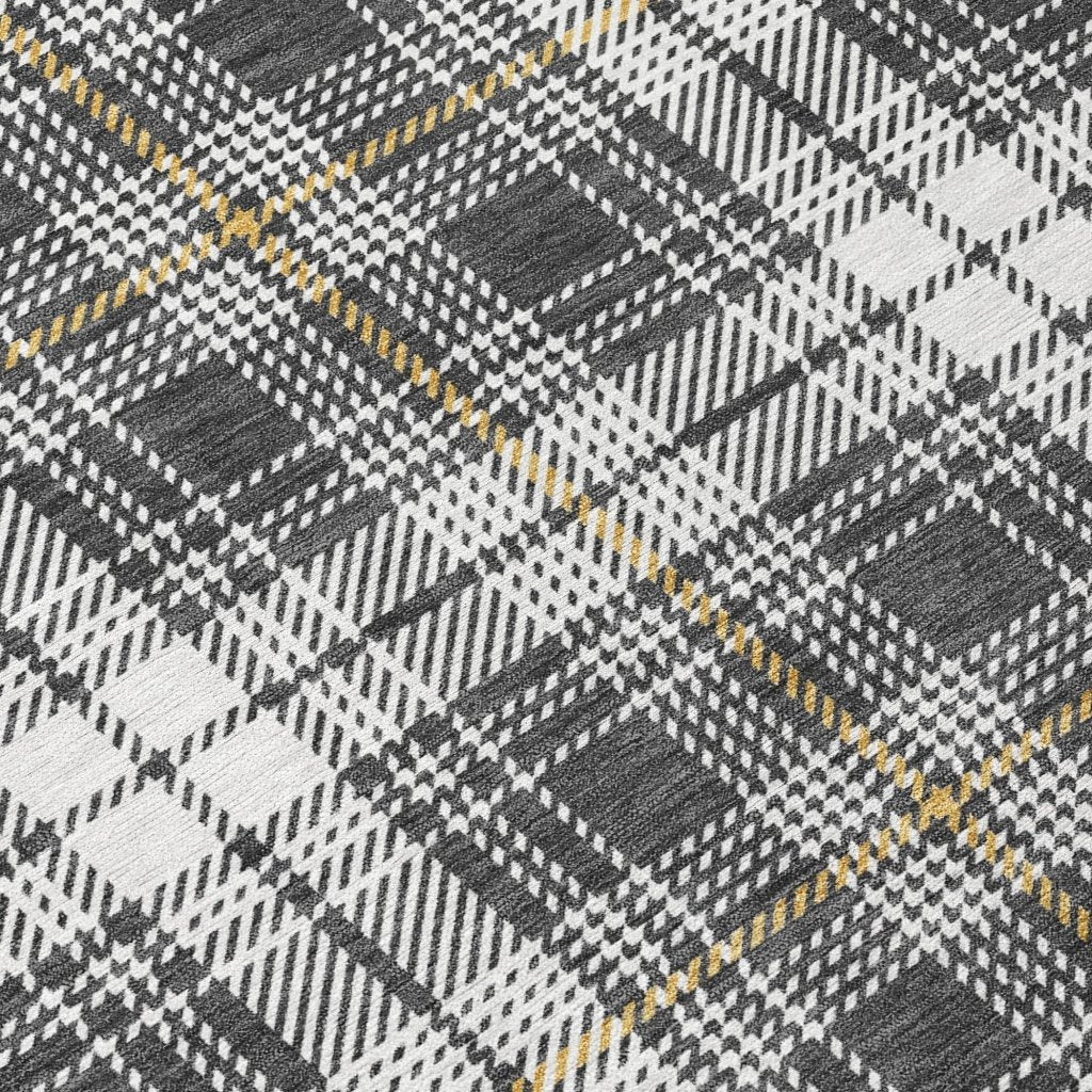 Aurora Charcoal Washable Indoor - Outdoor Rug - LOOMLAN - LOOMLAN Rugs - Outdoor Rugs