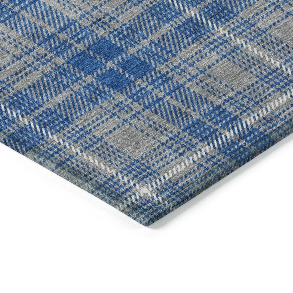 LOOMLAN Rugs Aurora Gray Washable Indoor-Outdoor Rug