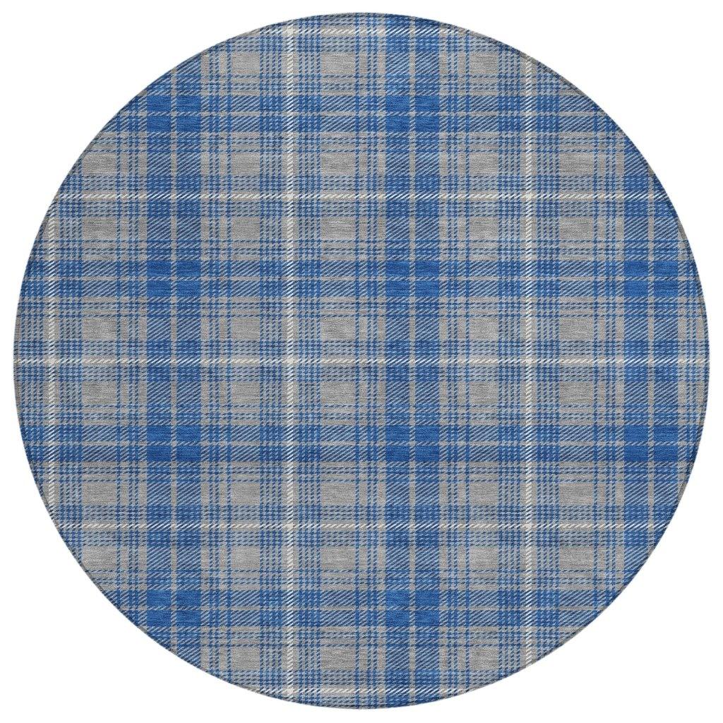 LOOMLAN Rugs Aurora Gray Washable Indoor-Outdoor Rug
