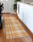 LOOMLAN Rugs Aurora Orange Washable Indoor-Outdoor Rug