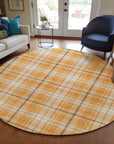 LOOMLAN Rugs Aurora Orange Washable Indoor-Outdoor Rug