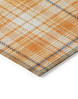 LOOMLAN Rugs Aurora Orange Washable Indoor-Outdoor Rug