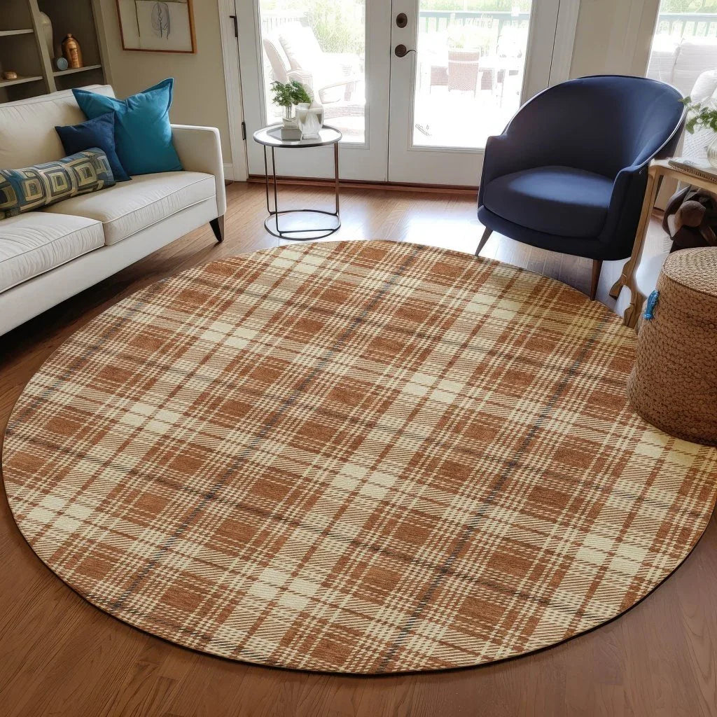 LOOMLAN Rugs Aurora Paprika Washable Indoor-Outdoor Rug