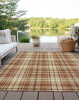 LOOMLAN Rugs Aurora Paprika Washable Indoor-Outdoor Rug