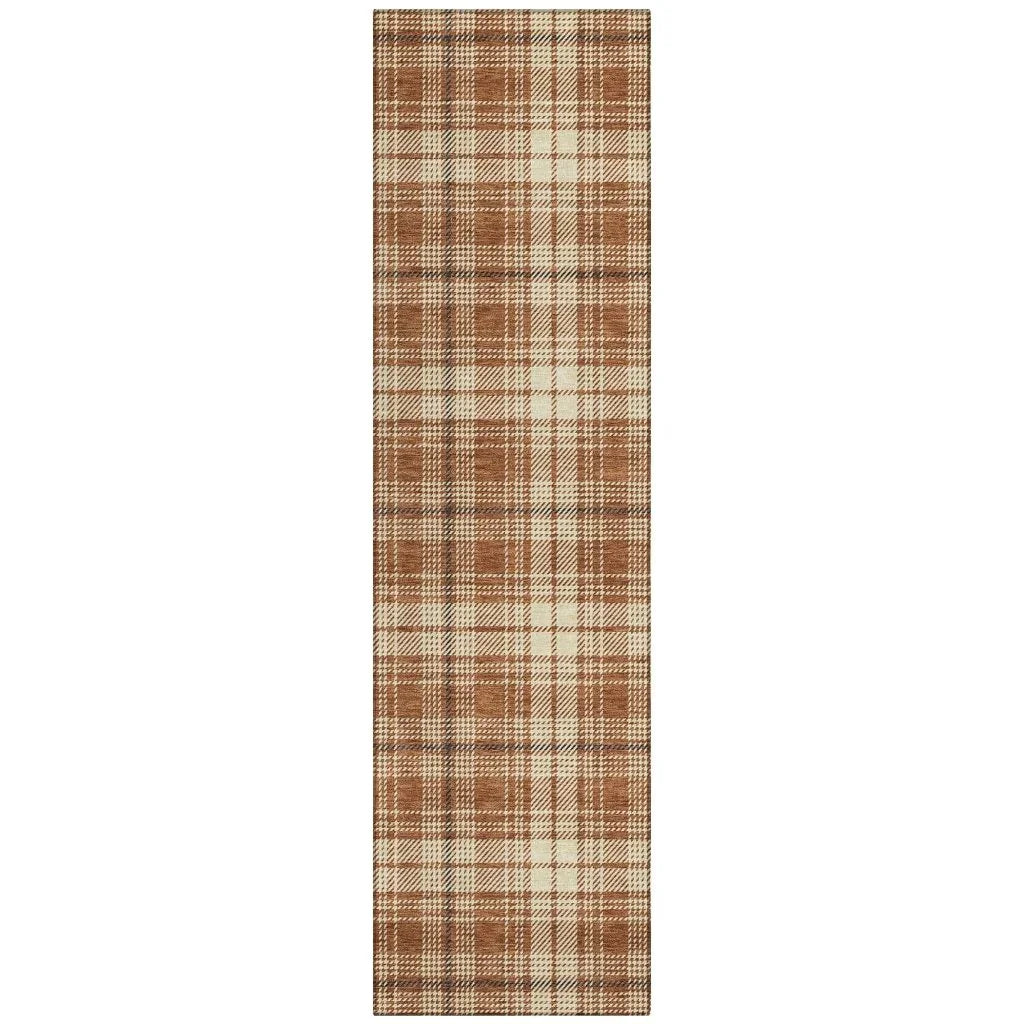 LOOMLAN Rugs Aurora Paprika Washable Indoor-Outdoor Rug