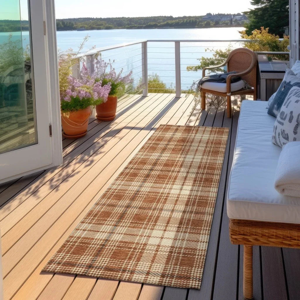 LOOMLAN Rugs Aurora Paprika Washable Indoor-Outdoor Rug