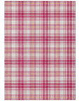 LOOMLAN Rugs Aurora Pink Washable Indoor-Outdoor Rug