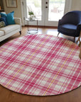 LOOMLAN Rugs Aurora Pink Washable Indoor-Outdoor Rug