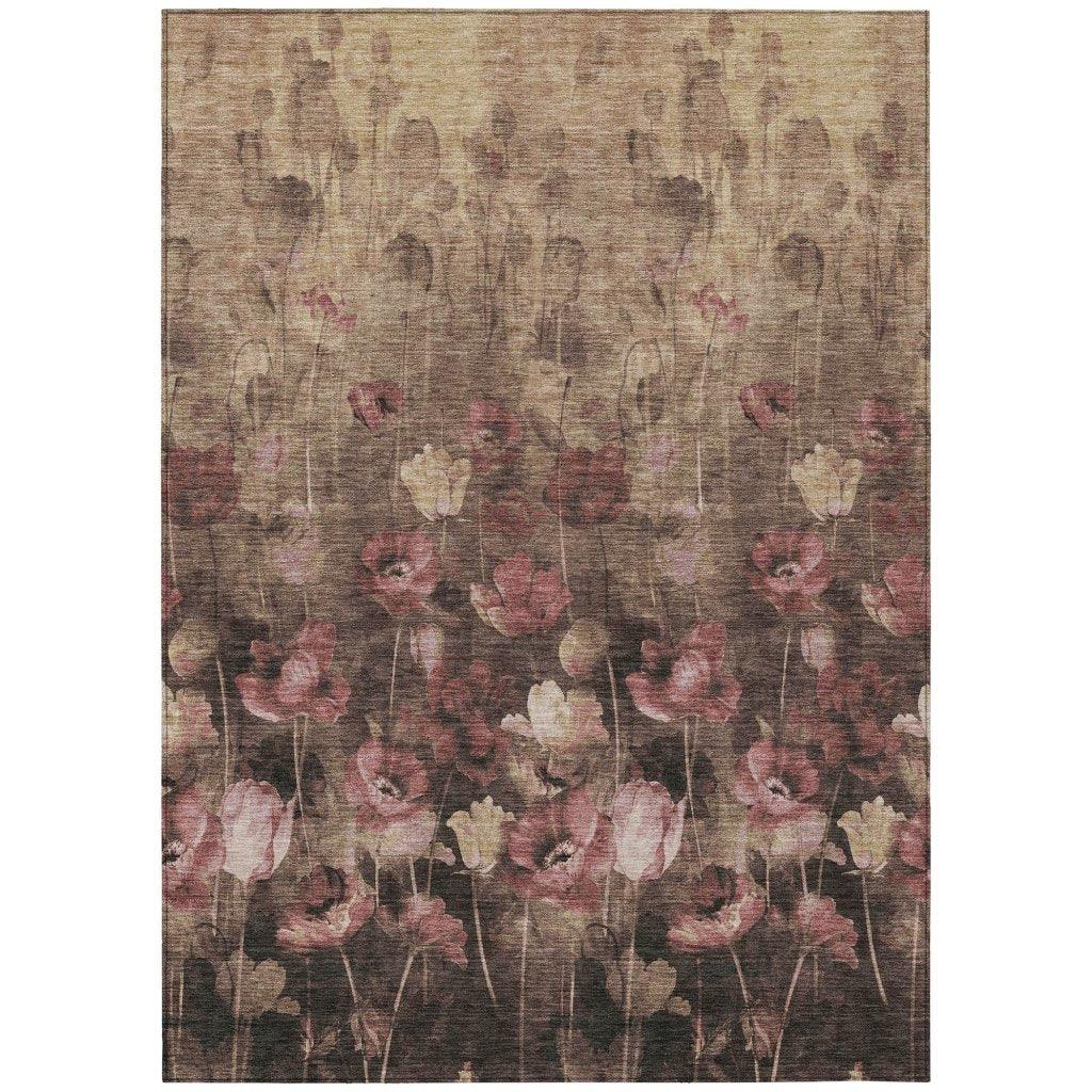 Aurora Taupe Washable Indoor - Outdoor Rug - LOOMLAN - LOOMLAN Rugs - Outdoor Rugs
