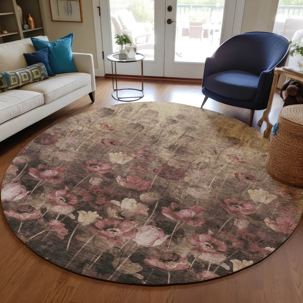 Aurora Taupe Washable Indoor - Outdoor Rug - LOOMLAN - LOOMLAN Rugs - Outdoor Rugs