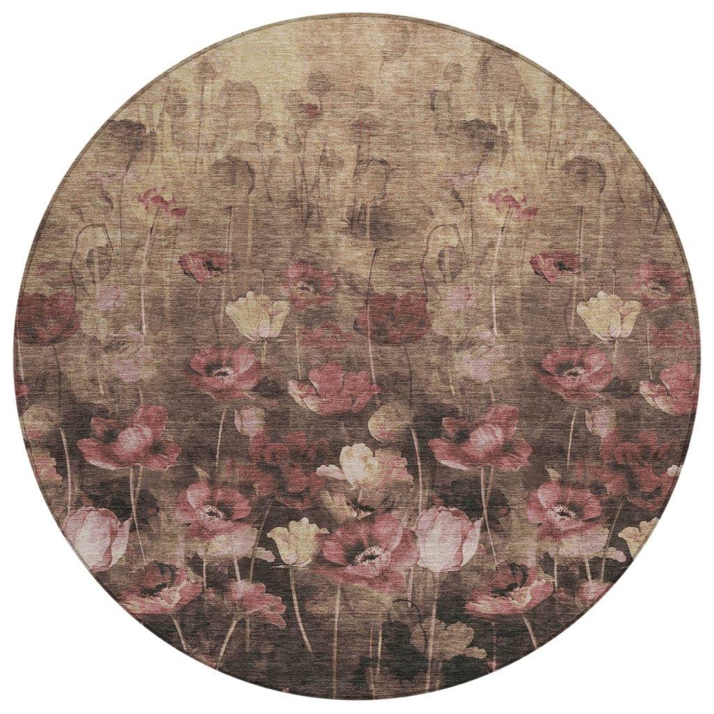 Aurora Taupe Washable Indoor - Outdoor Rug - LOOMLAN - LOOMLAN Rugs - Outdoor Rugs