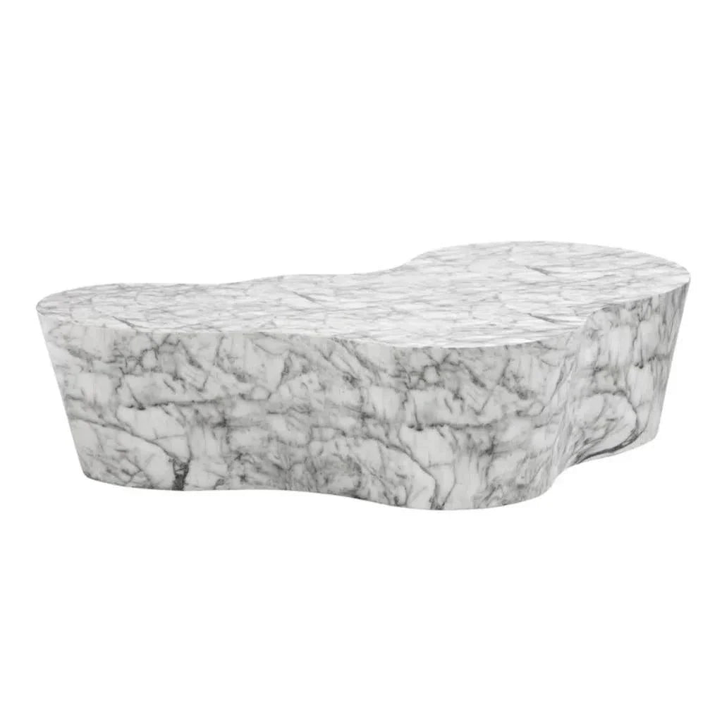 Ava Concrete Outdoor Geometric Coffee Table - LOOMLAN - SUNPAN - Outdoor Coffee Tables