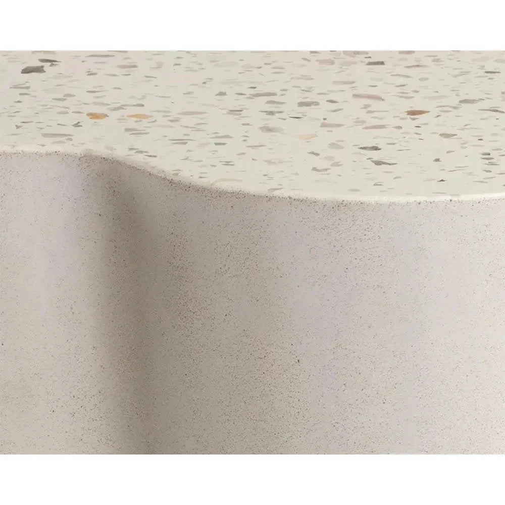Ava Concrete Outdoor Geometric Coffee Table - LOOMLAN - SUNPAN - Outdoor Coffee Tables