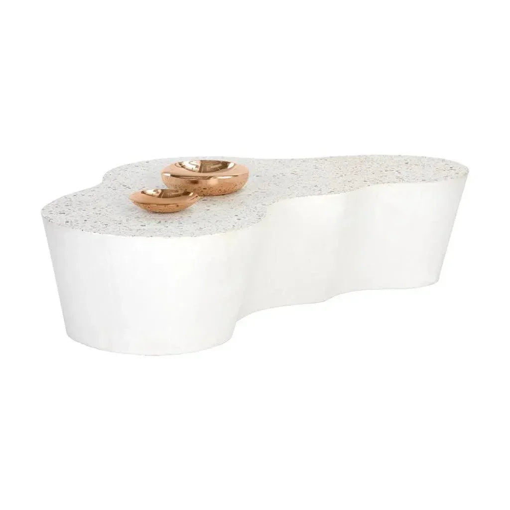 Ava Concrete Outdoor Geometric Coffee Table - LOOMLAN - SUNPAN - Outdoor Coffee Tables