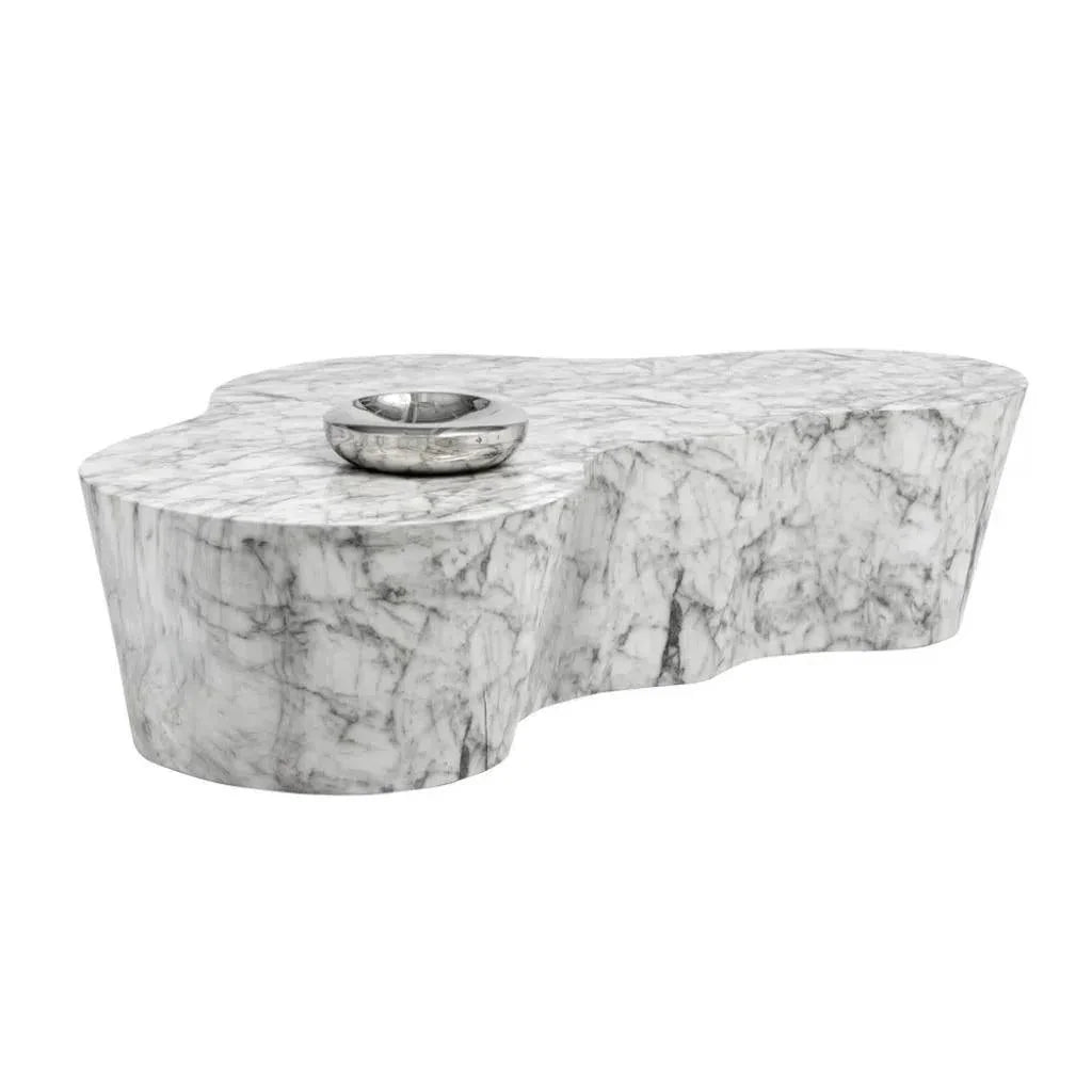 Ava Concrete Outdoor Geometric Coffee Table - LOOMLAN - SUNPAN - Outdoor Coffee Tables