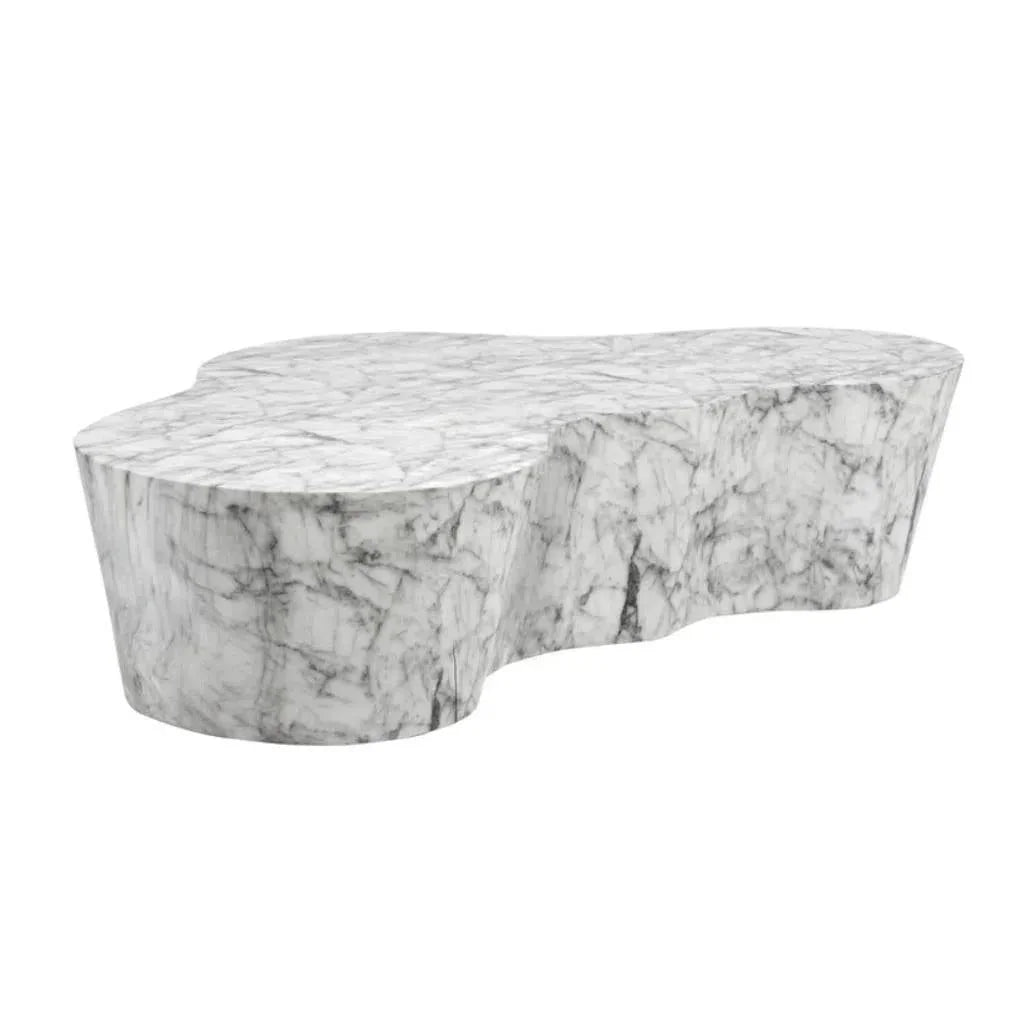 Ava Concrete Outdoor Geometric Coffee Table - LOOMLAN - SUNPAN - Outdoor Coffee Tables