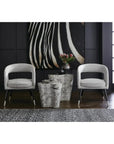Ava StrikingConcrete Outdoor End Table - LOOMLAN - SUNPAN - Outdoor Side Tables