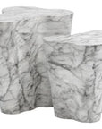 Ava StrikingConcrete Outdoor End Table - LOOMLAN - SUNPAN - Outdoor Side Tables