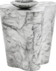 Ava StrikingConcrete Outdoor End Table - LOOMLAN - SUNPAN - Outdoor Side Tables