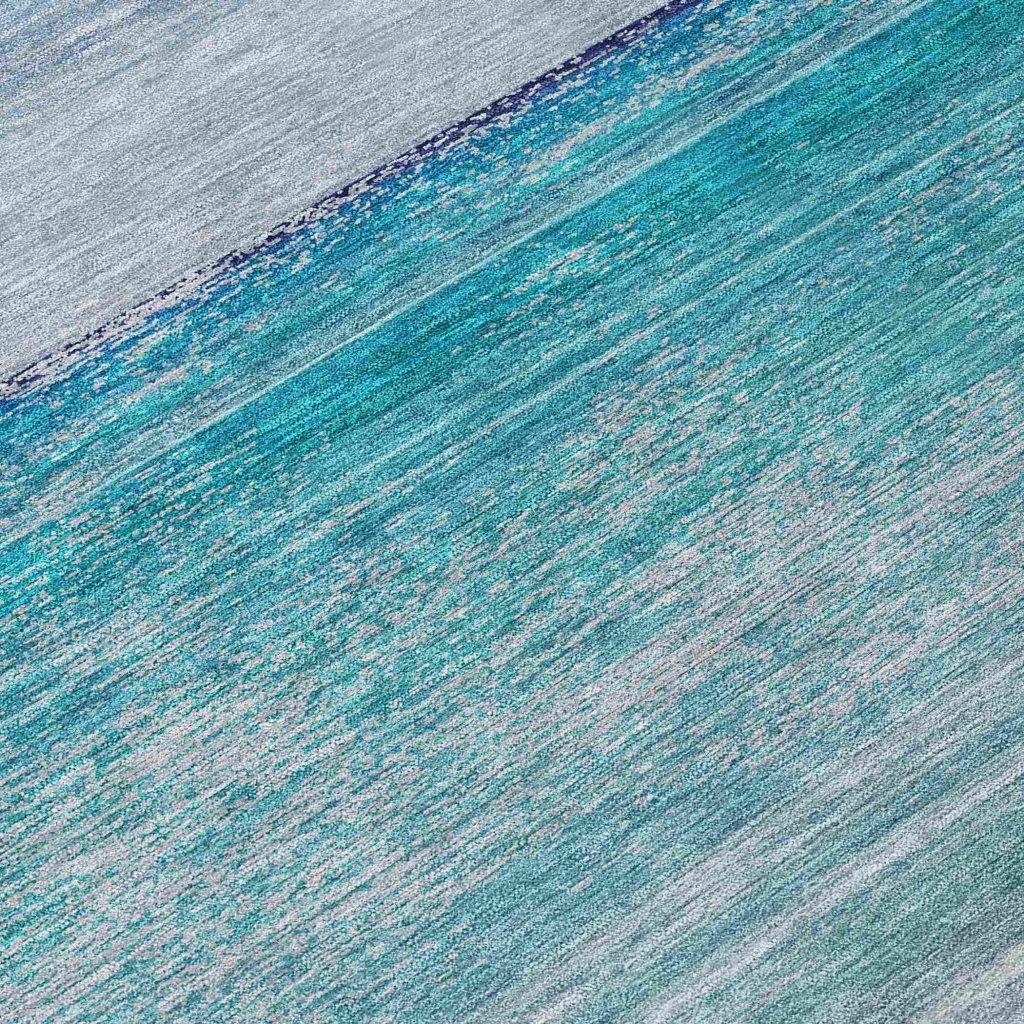 LOOMLAN Rugs Avanora Blue Washable Indoor-Outdoor Rug