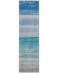 LOOMLAN Rugs Avanora Blue Washable Indoor-Outdoor Rug