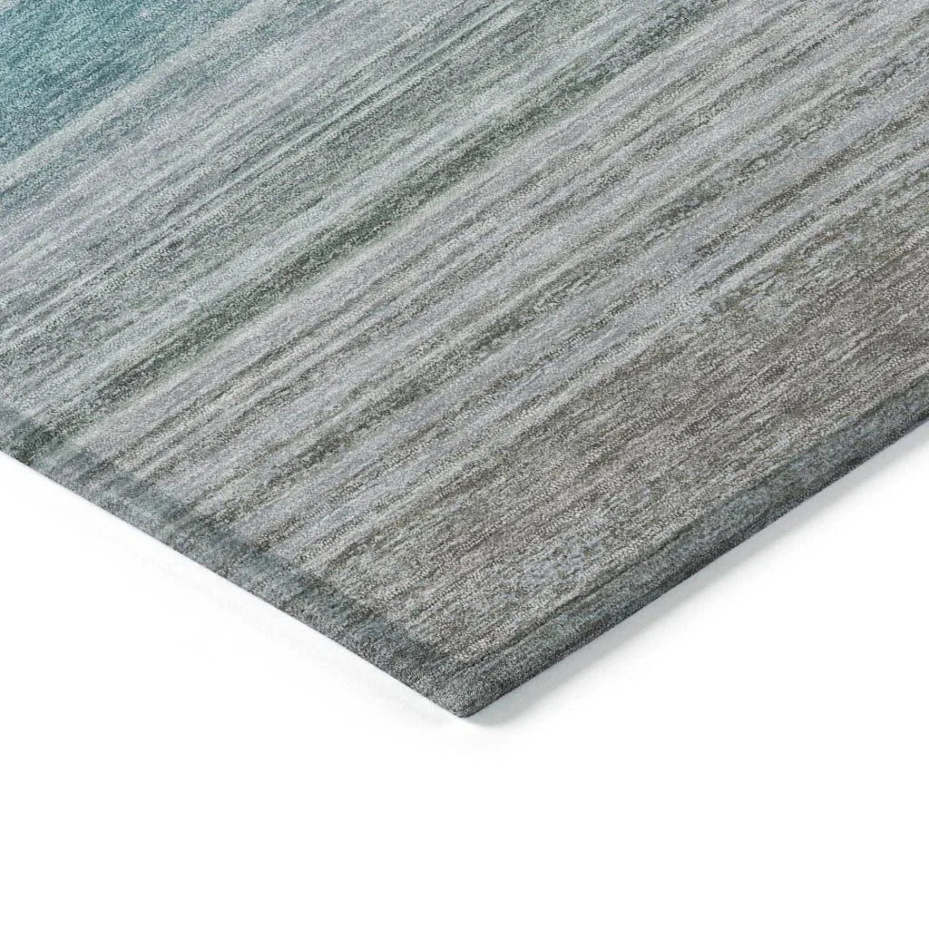 LOOMLAN Rugs Avanora Blue Washable Indoor-Outdoor Rug