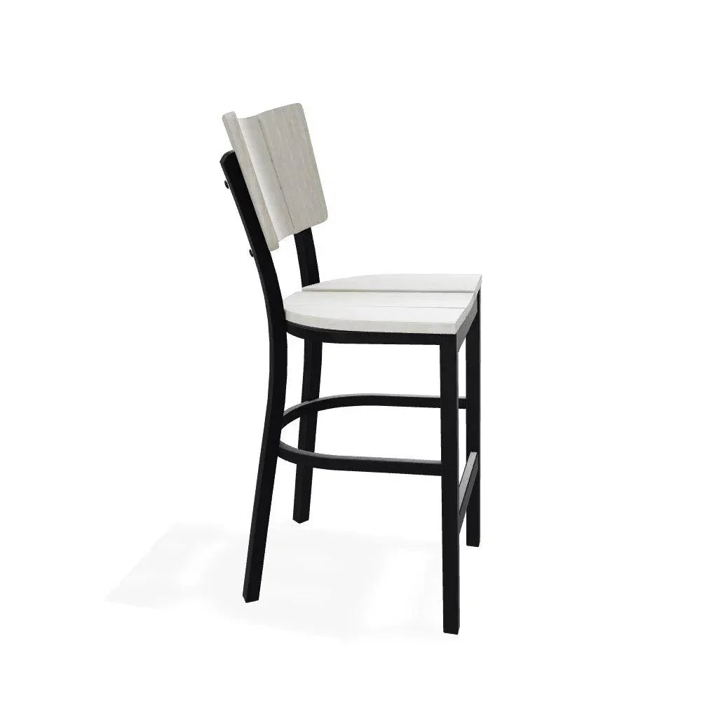 Avant MGP Aluminum Balcony Height Stacking Chair - LOOMLAN - Telescope - Outdoor Accent Chairs
