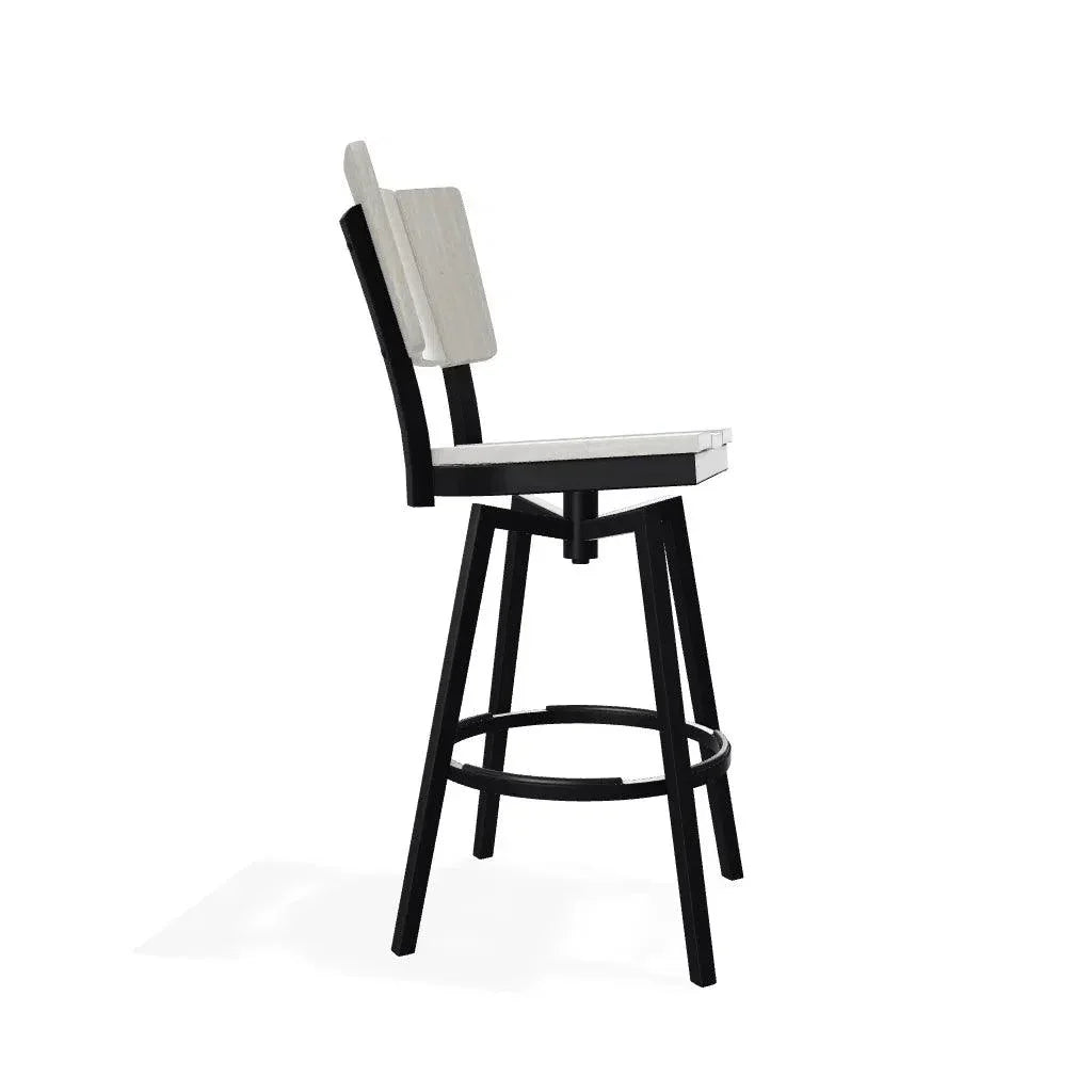 Avant MGP Aluminum Balcony Height Swivel Chair - LOOMLAN - Telescope - Outdoor Accent Chairs