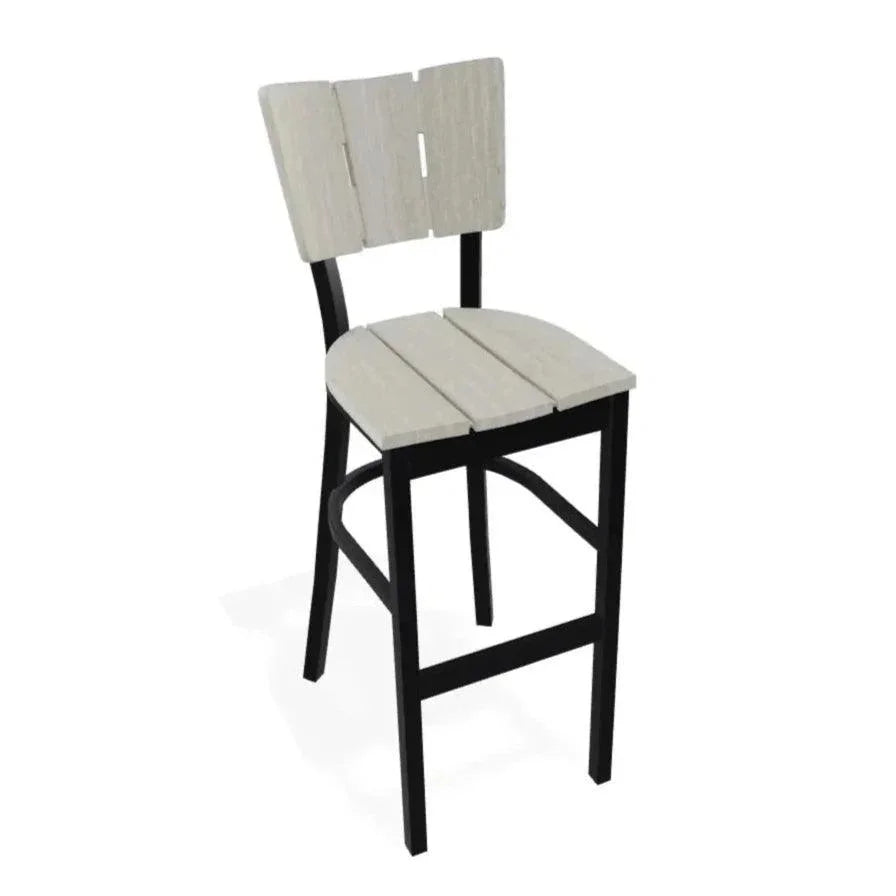 Avant MGP Aluminum Bar Height Stacking Chair - LOOMLAN - Telescope - Outdoor Bar Stools