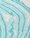 LOOMLAN Rugs Avelia Teal Washable Indoor-Outdoor Rug