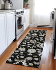 LOOMLAN Rugs Aveline Black Washable Indoor-Outdoor Rug