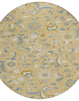 LOOMLAN Rugs Aveline Gold Washable Indoor-Outdoor Rug