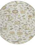 LOOMLAN Rugs Aveline Ivory Washable Indoor-Outdoor Rug