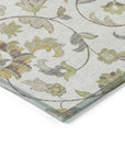 LOOMLAN Rugs Aveline Ivory Washable Indoor-Outdoor Rug