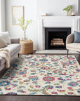 LOOMLAN Rugs Aveline Linen Washable Indoor-Outdoor Rug