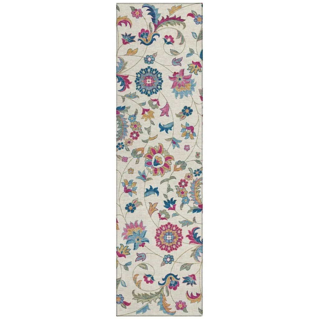 LOOMLAN Rugs Aveline Linen Washable Indoor-Outdoor Rug