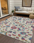 LOOMLAN Rugs Aveline Linen Washable Indoor-Outdoor Rug