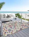 LOOMLAN Rugs Aveline Linen Washable Indoor-Outdoor Rug