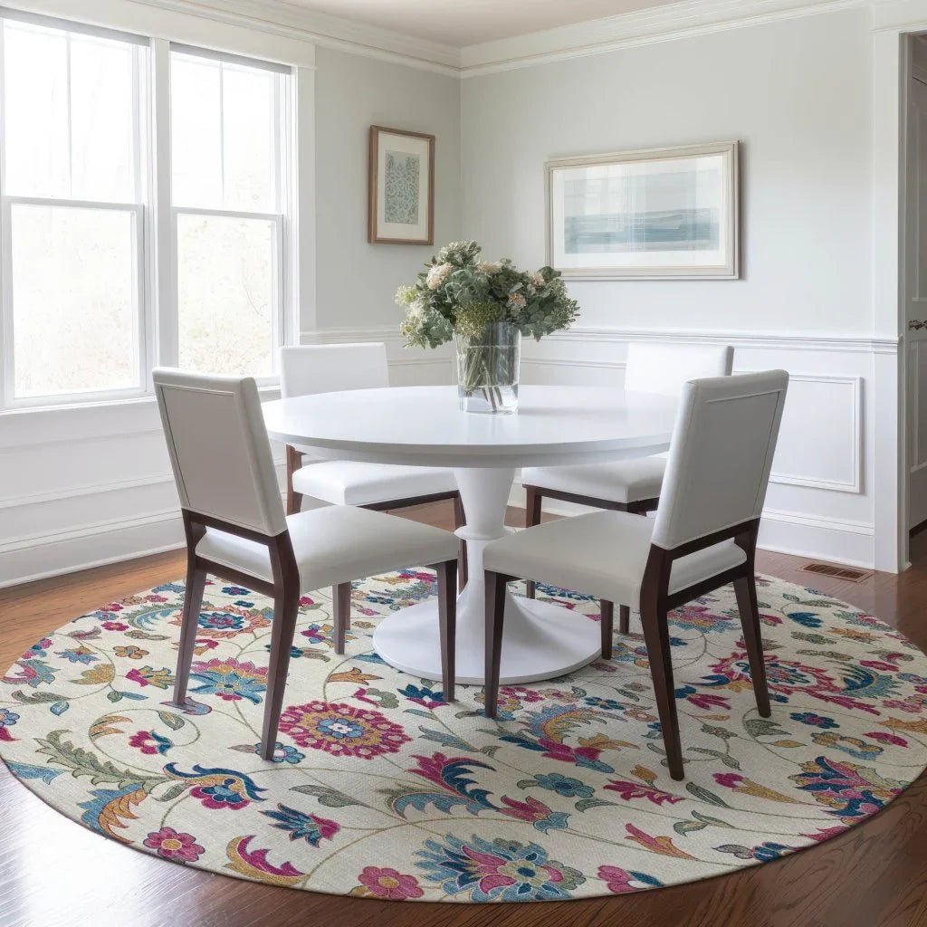 LOOMLAN Rugs Aveline Linen Washable Indoor-Outdoor Rug