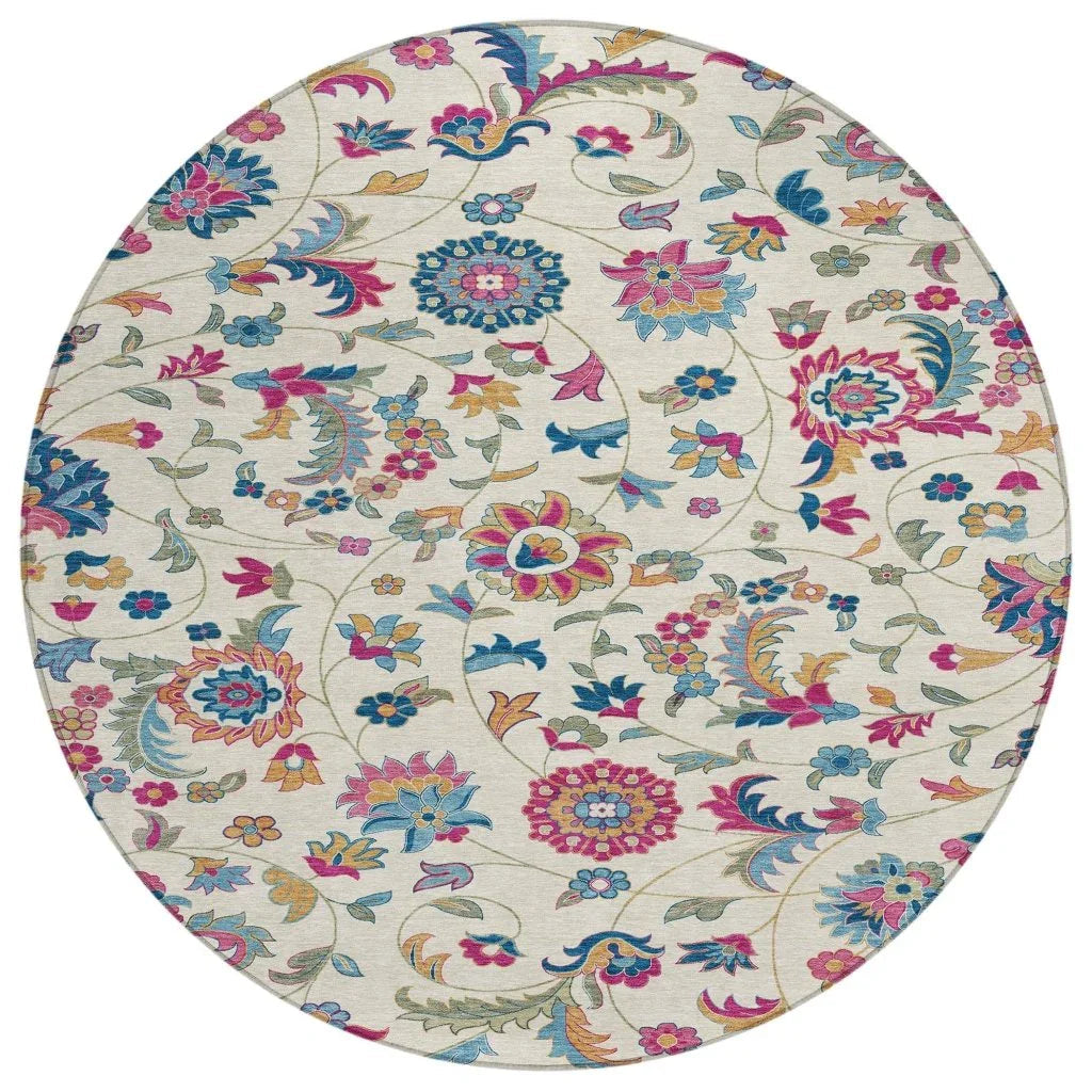 LOOMLAN Rugs Aveline Linen Washable Indoor-Outdoor Rug