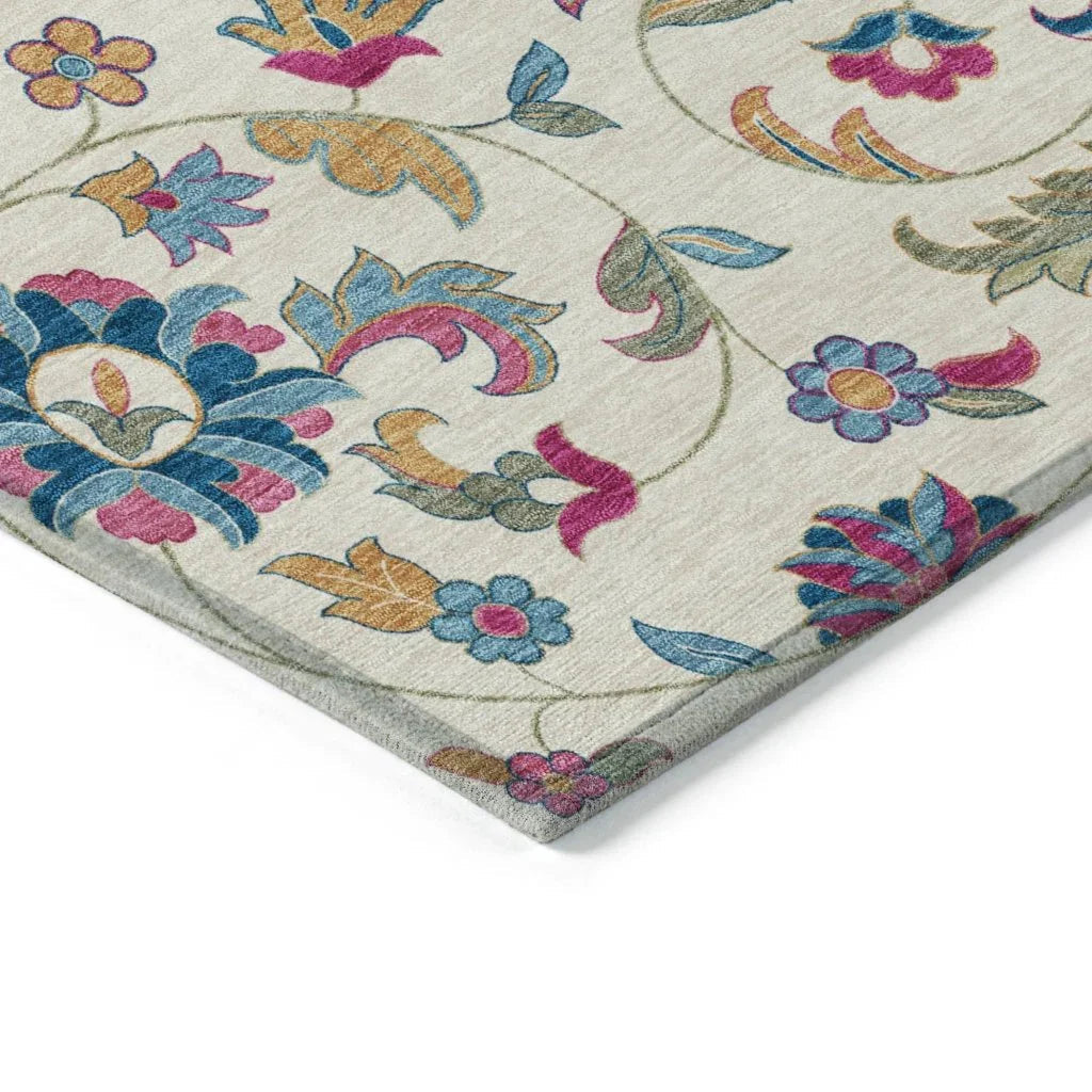 LOOMLAN Rugs Aveline Linen Washable Indoor-Outdoor Rug