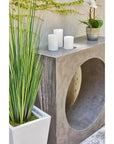 Avva Fiber Reinforced Concrete Sofa Table - LOOMLAN - Urbia - Outdoor Console Tables