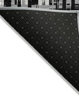 LOOMLAN Rugs Ayani Black Washable Indoor-Outdoor Rug