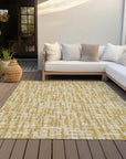 LOOMLAN Rugs Ayani Gold Washable Indoor-Outdoor Rug