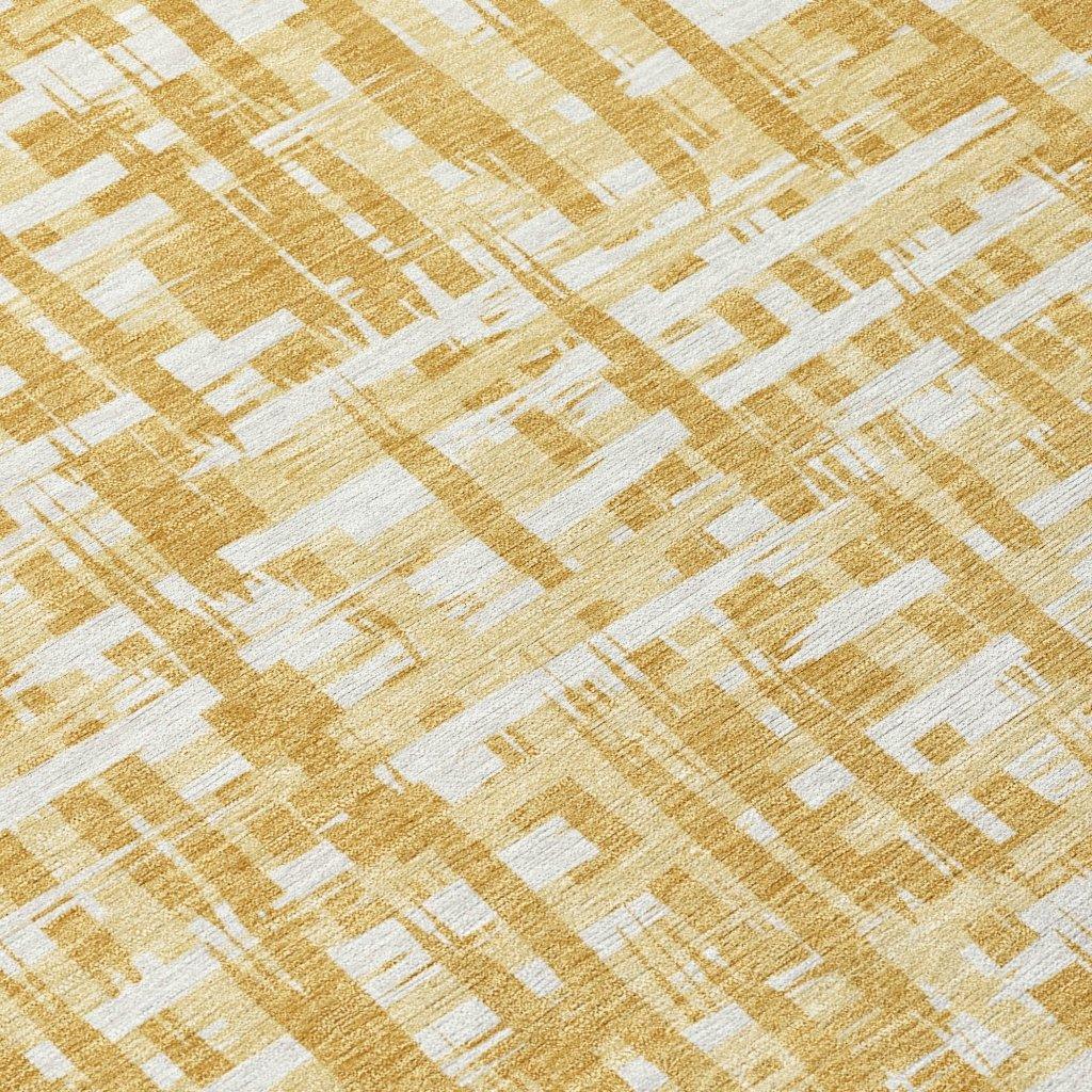 LOOMLAN Rugs Ayani Gold Washable Indoor-Outdoor Rug