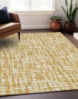 LOOMLAN Rugs Ayani Gold Washable Indoor-Outdoor Rug