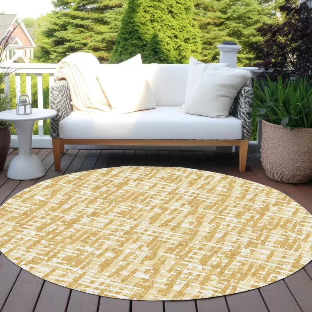 LOOMLAN Rugs Ayani Gold Washable Indoor-Outdoor Rug