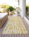 LOOMLAN Rugs Ayani Gold Washable Indoor-Outdoor Rug