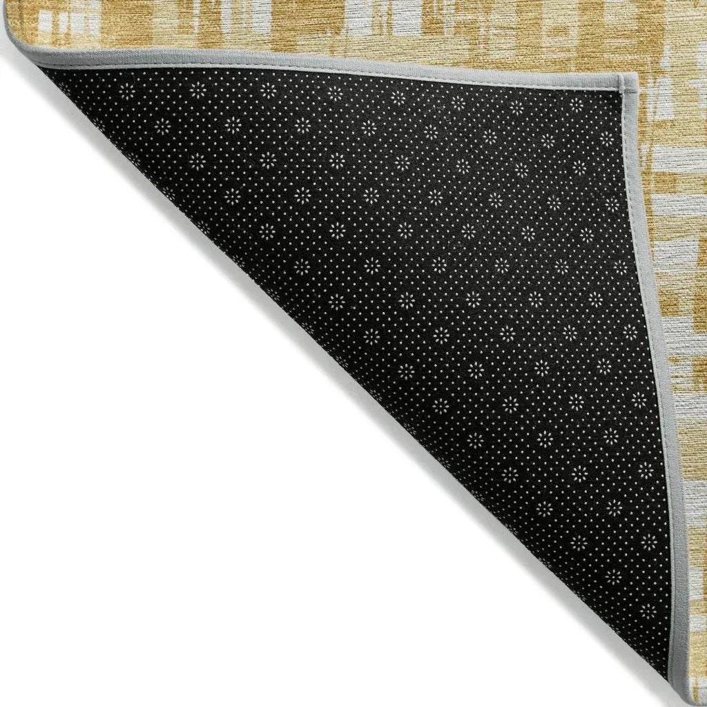 LOOMLAN Rugs Ayani Gold Washable Indoor-Outdoor Rug